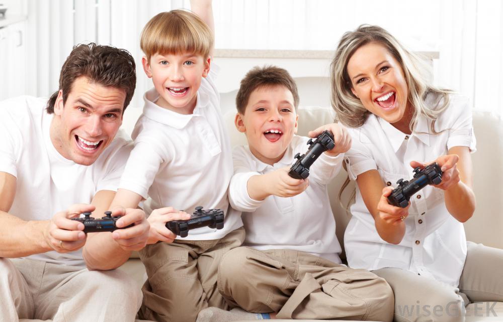 family-playing-video-games