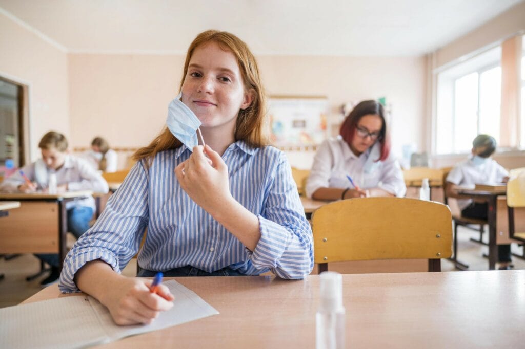 puritatea aerului, sala de clasa,