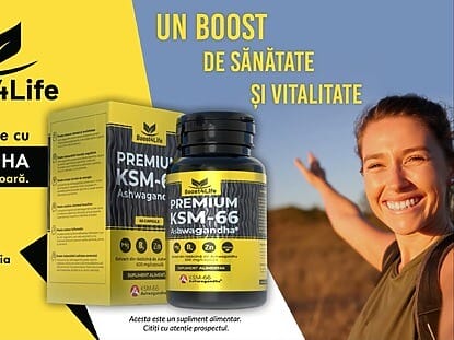 ashwagandha, suplimente alimentare, energie, Boost4Life,